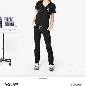 Yola figs skinny scrub pants